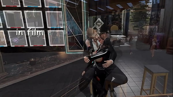 Image Konstantina and Murat in a public place