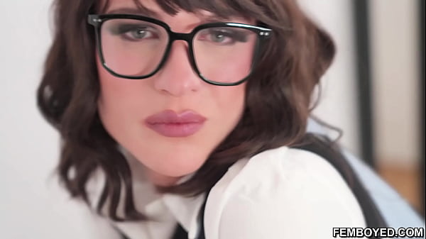 Image What a great scene! Leo Louis and his massive cock fucking Tootsy's femboy ass against a chair and a study table is almost oo fucking HOT!