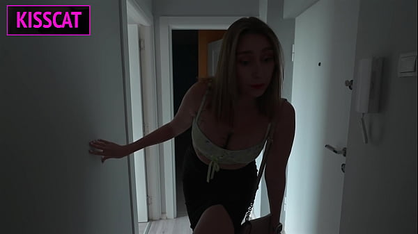 Image Step mom came to step son's house after fight with husband and fuck in share bed till cum inside