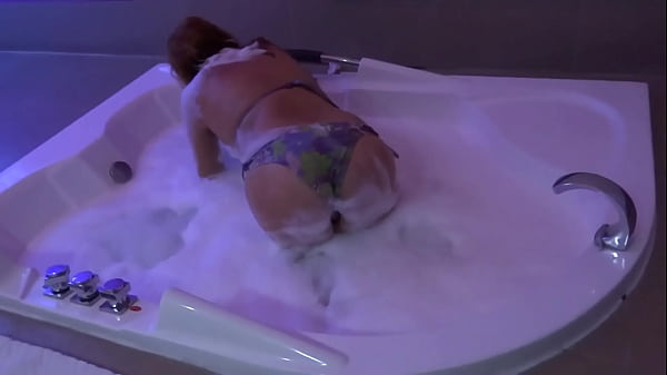 Image I'm driven crazy with passion by my stepbrother's big cock, I enjoy it in the motel jacuzzi