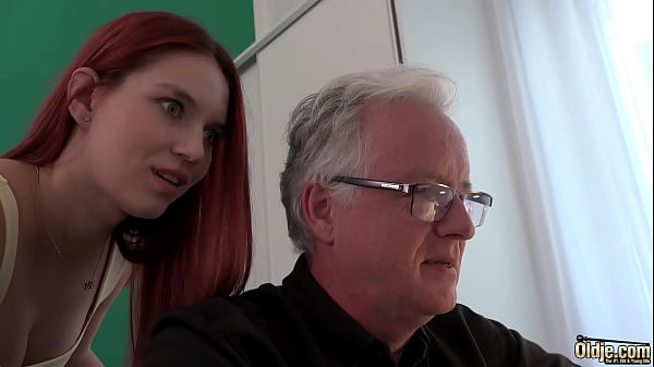 Image Caught my sugar daddy watching porn so i ride him like a pornstar