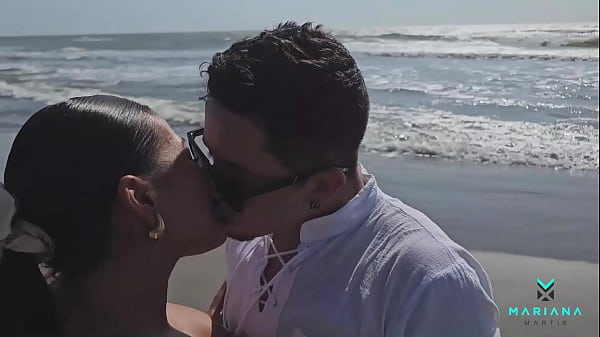 Image Famous brunette Latina actress has rough sex on a beach in Colombia - Big squirt   cum face - Mariana Martix