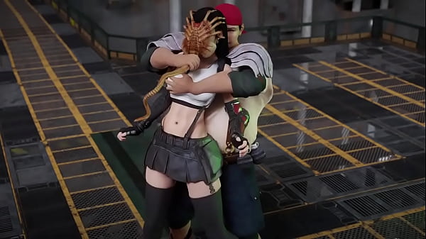 Image Tifa vs alien