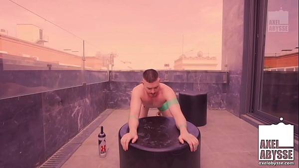 Image Tattooed Axel Abysse Rides Dildo After Anal Play
