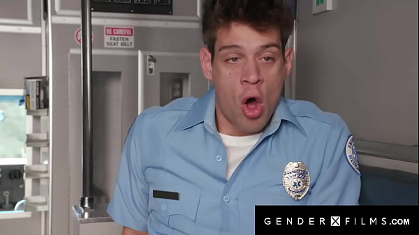 Image Hot Trans Nurse Catches EMT Jerking In Ambulance & Fucks Him - Bailey Archer - GenderXFilms