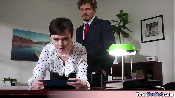 Image Quickie fucking the extra small and petite tomboi secretary