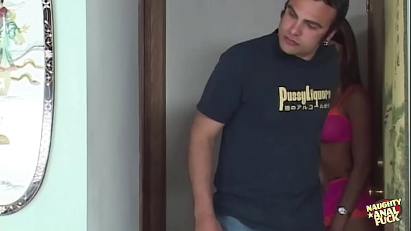 Image A slim brunette with tattooes ass is being licked and fucked in her apartment