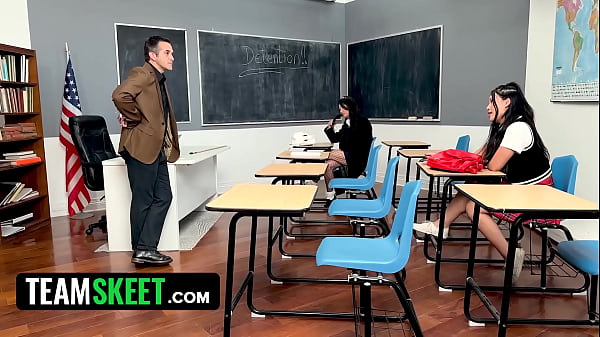 Image Risky Teacher Fucks Two Asian Students During School Hours