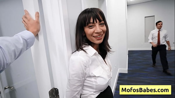 Image Slutty big tit brunette secretary fucked in the office - Sasha Pearl, Parker Ambrose