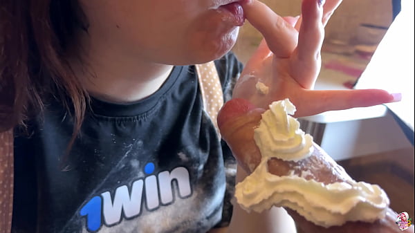 Image She wanted to COOK, but she got a COCK In her Pussy and Ate Cookie With CUM - Sex In Kitchen
