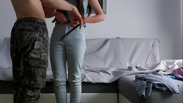 Image Romantic and passionate sex on the couch - Amateur Homemade Couple