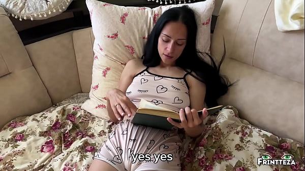 Image Step Son fingering his Step Mom while she reading a book, and then fuck and cum inside.