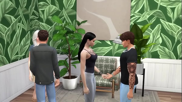 Image Group sex on floor and on Chair