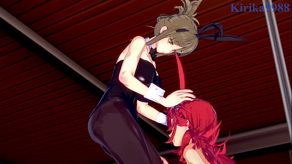 Image Festenia Muse and Chitose Kisaragi and Sagiri Sakurai intense lesbian play. - Super Robot Wars J & V & T Hentai