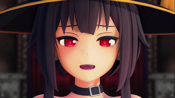 Image Megumin (Konosuba) Helltaker Strip Dance MMD