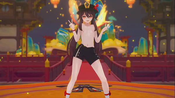 Image Hu Tao (Genshin Impact) Ghost Dance Strip and Sex MMD