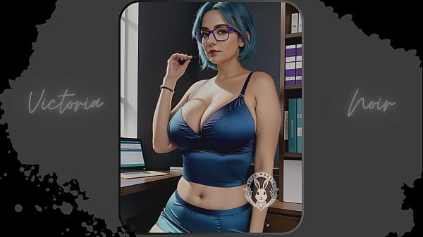 Image AI: Vibrant blue hair and dark glasses DOMINATRIX - Part 4 - Waifu Models #003