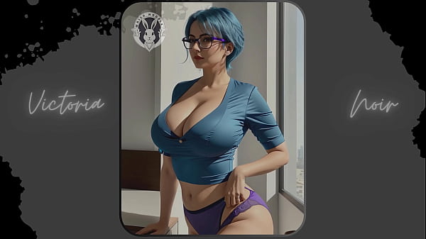 Image AI: Vibrant blue hair and dark glasses DOMINATRIX - Part 5 - Waifu Models #003