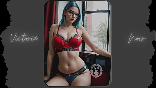 Image AI: Vibrant blue hair and dark glasses DOMINATRIX - Part 11 - Waifu Models #003