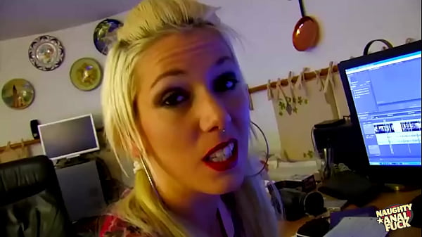 Image Blonde hottie reminisces and remembers all of the times she did anal while being outdoors