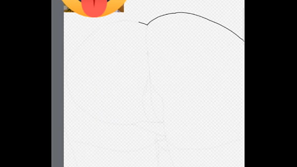 Image Drawing a lady in thong.