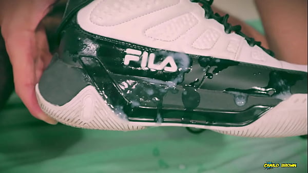 Image Camilo Brown Discovers a New Fetish Sniffing And Fucking His Shoes And Covering Them In Cum