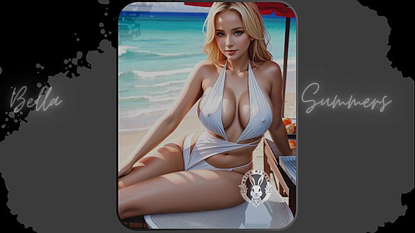 Image Bikini Bliss: Immersive Beach Art Experience in Brazil - Part 4 | AI-Generated Creations | Waifu Models #002
