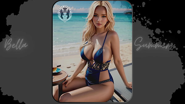 Image Bikini Bliss: Immersive Beach Art Experience in Brazil - Part 3 | AI-Generated Creations | Waifu Models #002