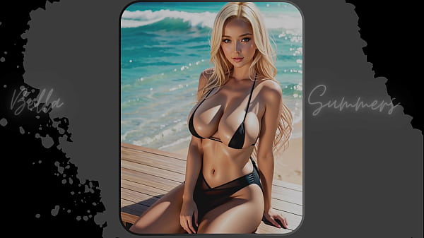 Image Bikini Bliss: Immersive Beach Art Experience in Brazil - Part 5 | AI-Generated Creations | Waifu Models #002