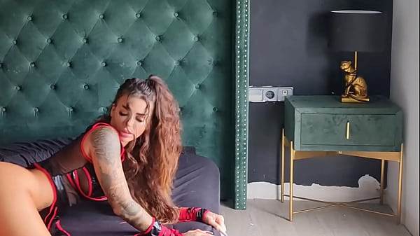Image the famous neighbor fucks me hard in bed until he cums creampied