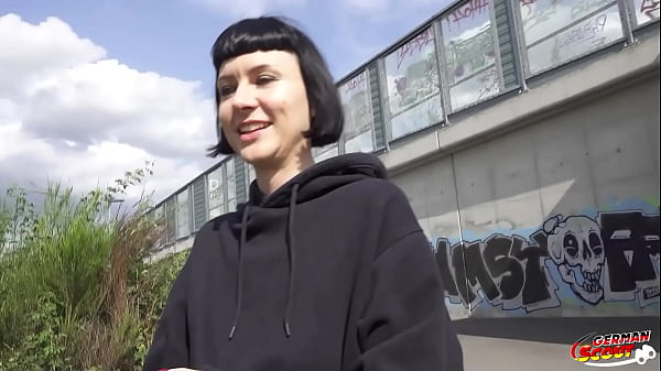 Image GERMAN SCOUT - Tall Skinny French Girl Delfine Dahlia Pickup and talk to Casting Fuck