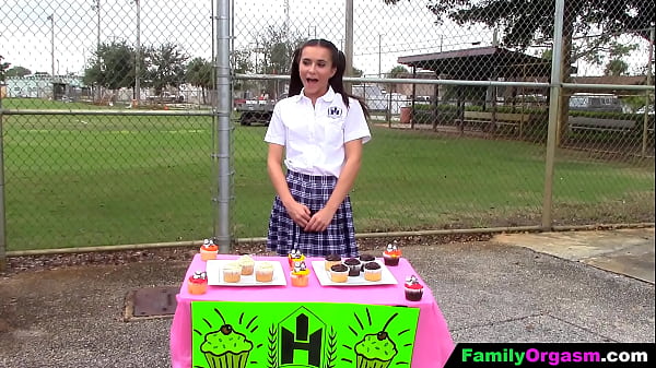 Image FamilyOrgasm - Step Brother Stacks his Little School Stepsister after Selling Cupcakes