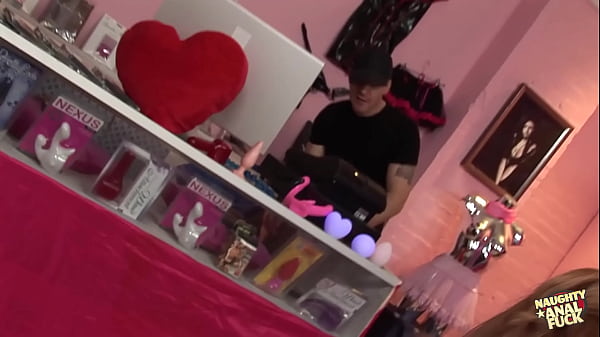 Image Wanted brunette sex shop worker gets handcuffed and has her big booty dicked down relentlessly