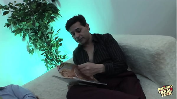 Image Instead of delivering the food the blonde lets the two hung customers DP her mercilessly