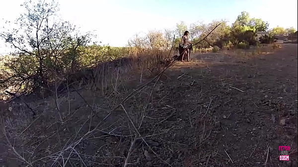 Image In the nearby forest a muscular guy penetrates a black girls tight cunt