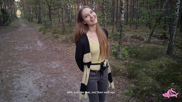 Image Sexy nymphomaniac in the forest made me cum in her mouth