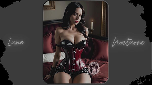 Image Introducing Luna Nocturne: Your Gothic Waifu - Part 1 | Powered by Artificial Intelligence | Waifumodels #005