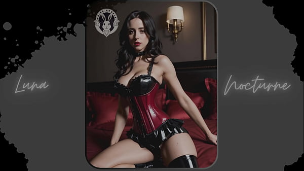Image Introducing Luna Nocturne: Your Gothic Waifu - Part 6 | Powered by Artificial Intelligence | Waifumodels #005