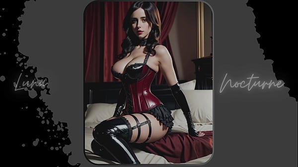 Image Introducing Luna Nocturne: Your Gothic Waifu - Part 8 | Powered by Artificial Intelligence | Waifumodels #005