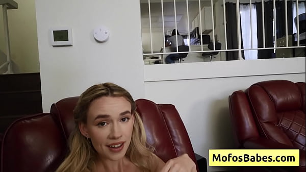 Image Slutty blonde girl suck huge dick and fucked from behind - Khloe Kingsley, Charles Dera