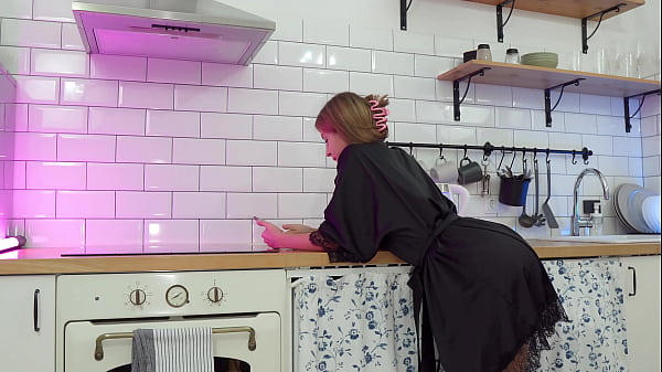 Image Anal Vibe In The Kitchen With Beauty Skye Young. Full On SHEER