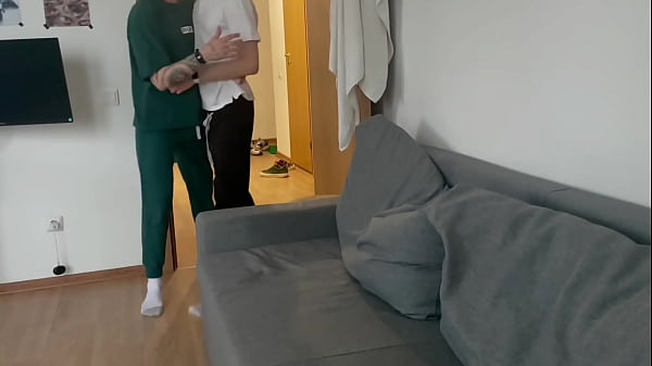 Image he invited a student to visit, gave a juicy blowjob and brought him to orgasm
