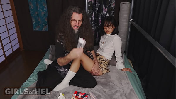 Image Shibari foreplay with Zaya ofHel - tied up and fucked with a banana