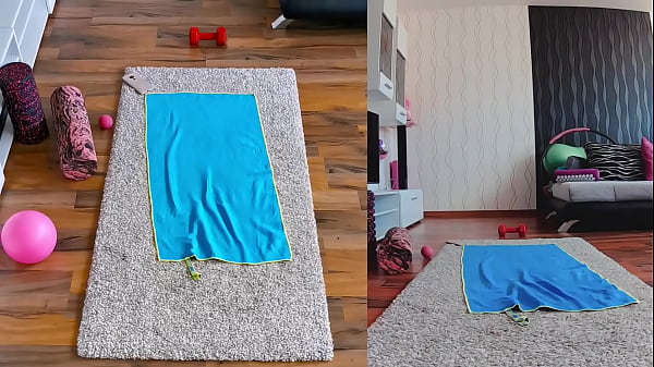 Image Double the Heat, Double the Fun! Dual Cam Naked Yoga Session Revealed!