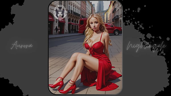 Image Elegance in Every Glance: Aurora Nightingale's Journey of Beauty and Grace Part 3 | #AI | Waifu Models #006