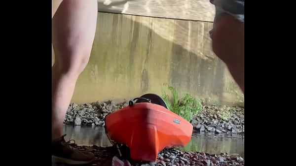 Image Having sex on a boat under a bridge cody