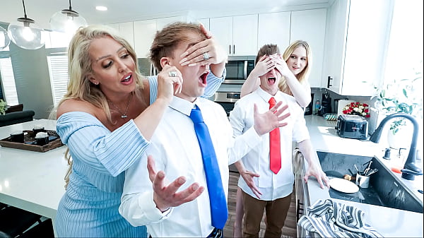 Image Stepsons Cancel Their Dates and Have a Special Date Night with Each Other's Stepmoms - Momswitch