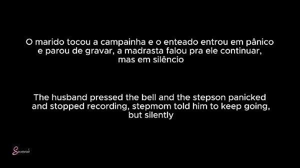 Image Madrasta gostosa quase foi pega dando pro enteado pauzudo no sof&aacute_ da sala gemendo muito