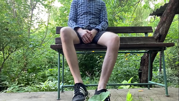 Image Cheerful milf jerks off strangers and takes photos on the street
