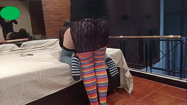 Image boy dressed as a woman,Doggy style woman